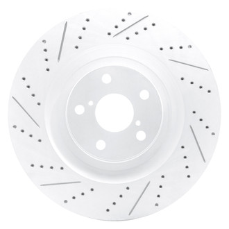 DFC® - Drilled and Slotted Front Passenger Side Brake Rotor