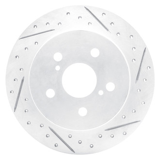 DFC® - Drilled and Slotted Rear Passenger Side Brake Rotor
