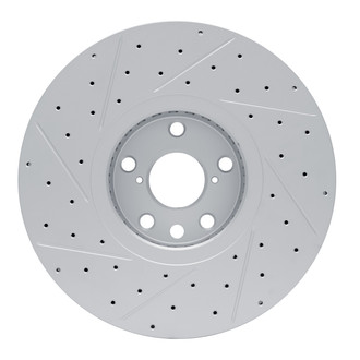 DFC® - Drilled and Slotted Front Passenger Side Brake Rotor