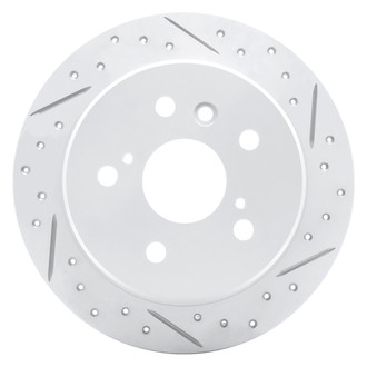 DFC® - Drilled and Slotted Rear Passenger Side Brake Rotor
