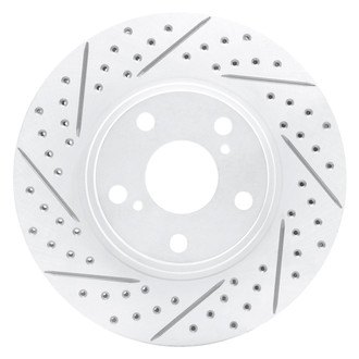 Dynamic Friction Company® - Drilled and Slotted Brake Rotor
