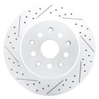 DFC® - Drilled and Slotted Rear Driver Side Brake Rotor