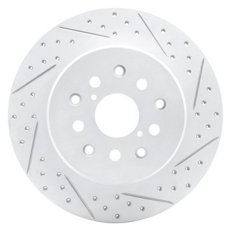 DFC® - Drilled and Slotted Rear Passenger Side Brake Rotor