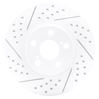 Dynamic Friction Company® - Drilled and Slotted Brake Rotor