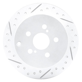 DFC® - Drilled and Slotted Rear Driver Side Brake Rotor
