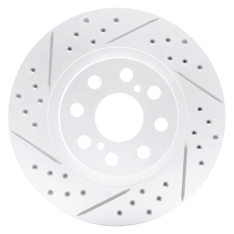 DFC® - Drilled and Slotted Rear Driver Side Brake Rotor