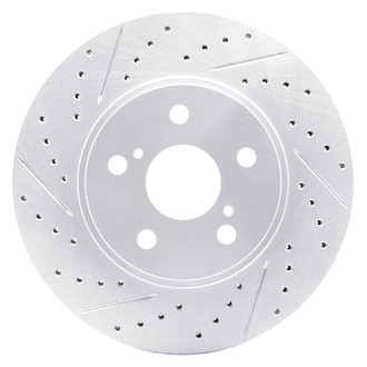 Dynamic Friction Company® - Drilled and Slotted Brake Rotor