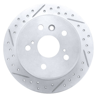 DFC® - Drilled and Slotted Rear Driver Side Brake Rotor