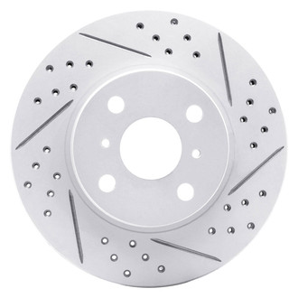 DFC® - Drilled and Slotted Front Passenger Side Brake Rotor