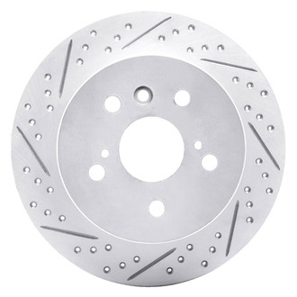 DFC® - Drilled and Slotted Rear Driver Side Brake Rotor