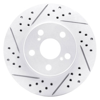 Dynamic Friction Company® - Drilled and Slotted Brake Rotor