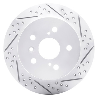 DFC® - Drilled and Slotted Rear Passenger Side Brake Rotor