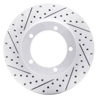 Dynamic Friction Company® - Drilled and Slotted Brake Rotor