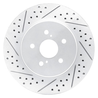 Dynamic Friction Company® - Drilled and Slotted Brake Rotor