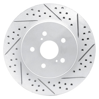 DFC® - Drilled and Slotted Front Passenger Side Brake Rotor