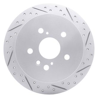 DFC® - Drilled and Slotted Rear Passenger Side Brake Rotor