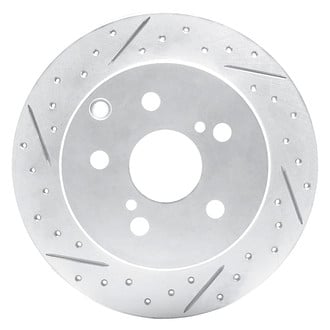 DFC® - Drilled and Slotted Rear Driver Side Brake Rotor