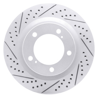 Dynamic Friction Company® - Drilled and Slotted Brake Rotor
