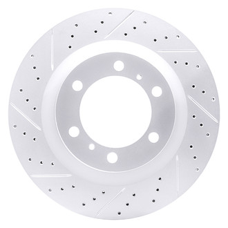 Dynamic Friction Company® - Drilled and Slotted Brake Rotor