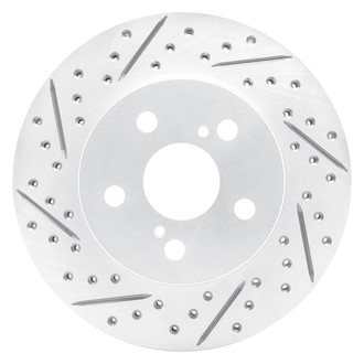 DFC® - Drilled and Slotted Front Driver Side Brake Rotor
