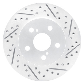 DFC® - Drilled and Slotted Front Passenger Side Brake Rotor