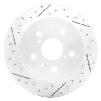 DFC® - Drilled and Slotted Rear Driver Side Brake Rotor