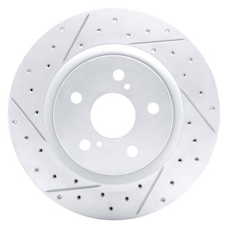 Dynamic Friction Company® - Drilled and Slotted Brake Rotor