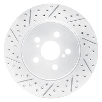 Dynamic Friction Company® - Drilled and Slotted Brake Rotor
