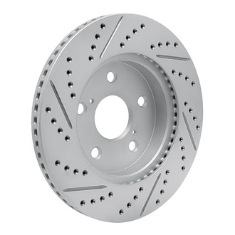 DFC® - Drilled and Slotted Front Passenger Side Brake Rotor