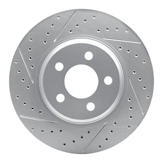 Dynamic Friction Company® - Drilled and Slotted Brake Rotor