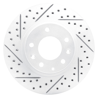 Dynamic Friction Company® - Drilled and Slotted Brake Rotor