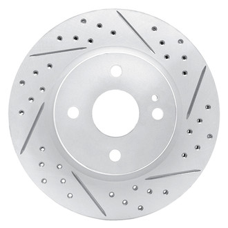 DFC® - Drilled and Slotted Front Passenger Side Brake Rotor