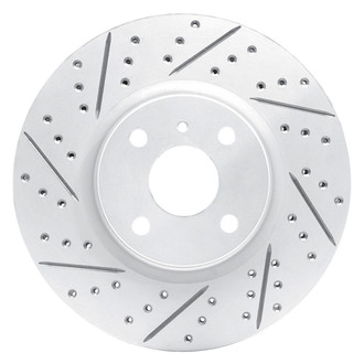 Dynamic Friction Company® - Drilled and Slotted Brake Rotor