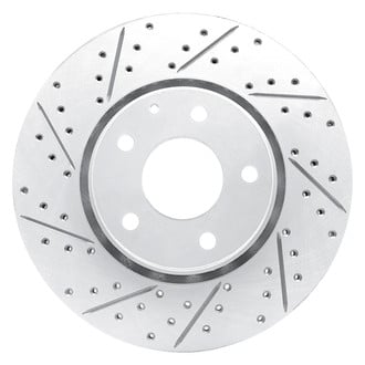 Dynamic Friction Company® - Drilled and Slotted Brake Rotor