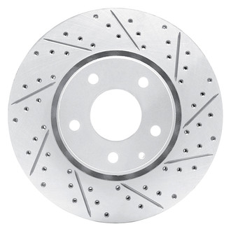 DFC® - Drilled and Slotted Front Passenger Side Brake Rotor