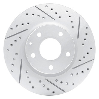 DFC® - Drilled and Slotted Front Passenger Side Brake Rotor
