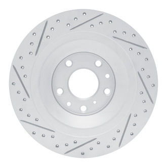 DFC® - Drilled and Slotted Rear Passenger Side Brake Rotor