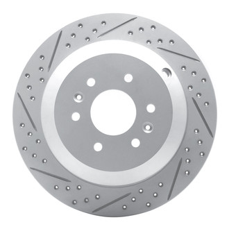 DFC® - Drilled and Slotted Rear Driver Side Brake Rotor