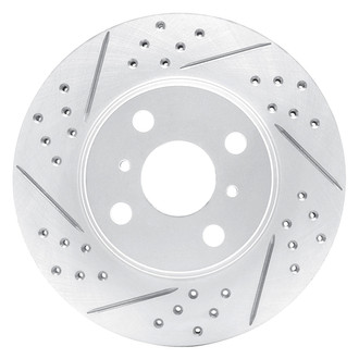 Dynamic Friction Company® - Drilled and Slotted Brake Rotor