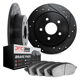 DFC® - PRO-KIT 3000 Drilled and Slotted Front Brake Kit
