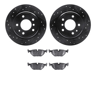 DFC® - PRO-KIT 3000 Drilled and Slotted Rear Brake Kit