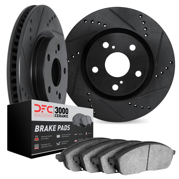 DFC® - PRO-KIT 3000 Drilled and Slotted Front Brake Kit