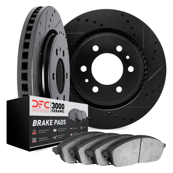 DFC® - PRO-KIT 3000 Drilled and Slotted Front Brake Kit