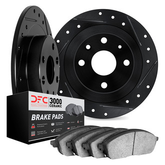 DFC® - PRO-KIT 3000 Drilled and Slotted Front Brake Kit