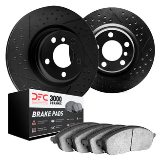 DFC® - PRO-KIT 3000 Drilled and Slotted Brake Kit