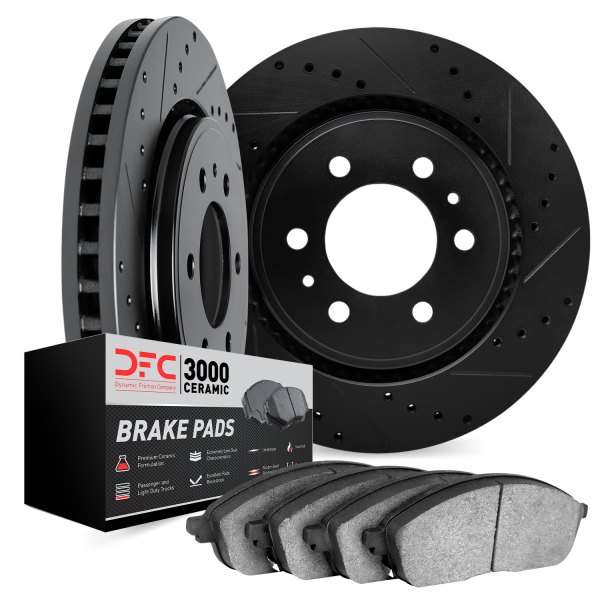 DFC® - PRO-KIT 3000 Drilled and Slotted Front Brake Kit