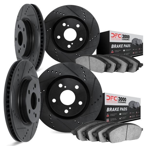 DFC® - PRO-KIT 3000 Drilled and Slotted Front and Rear Brake Kit