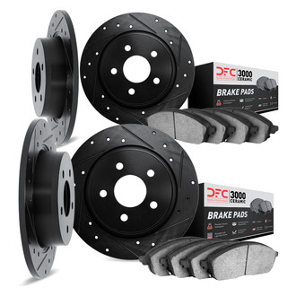 DFC® - PRO-KIT 3000 Drilled and Slotted Brake Kit