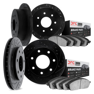 DFC® - PRO-KIT 3000 Drilled and Slotted Front and Rear Brake Kit