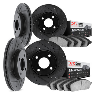 DFC® - PRO-KIT 3000 Drilled and Slotted Front and Rear Brake Kit